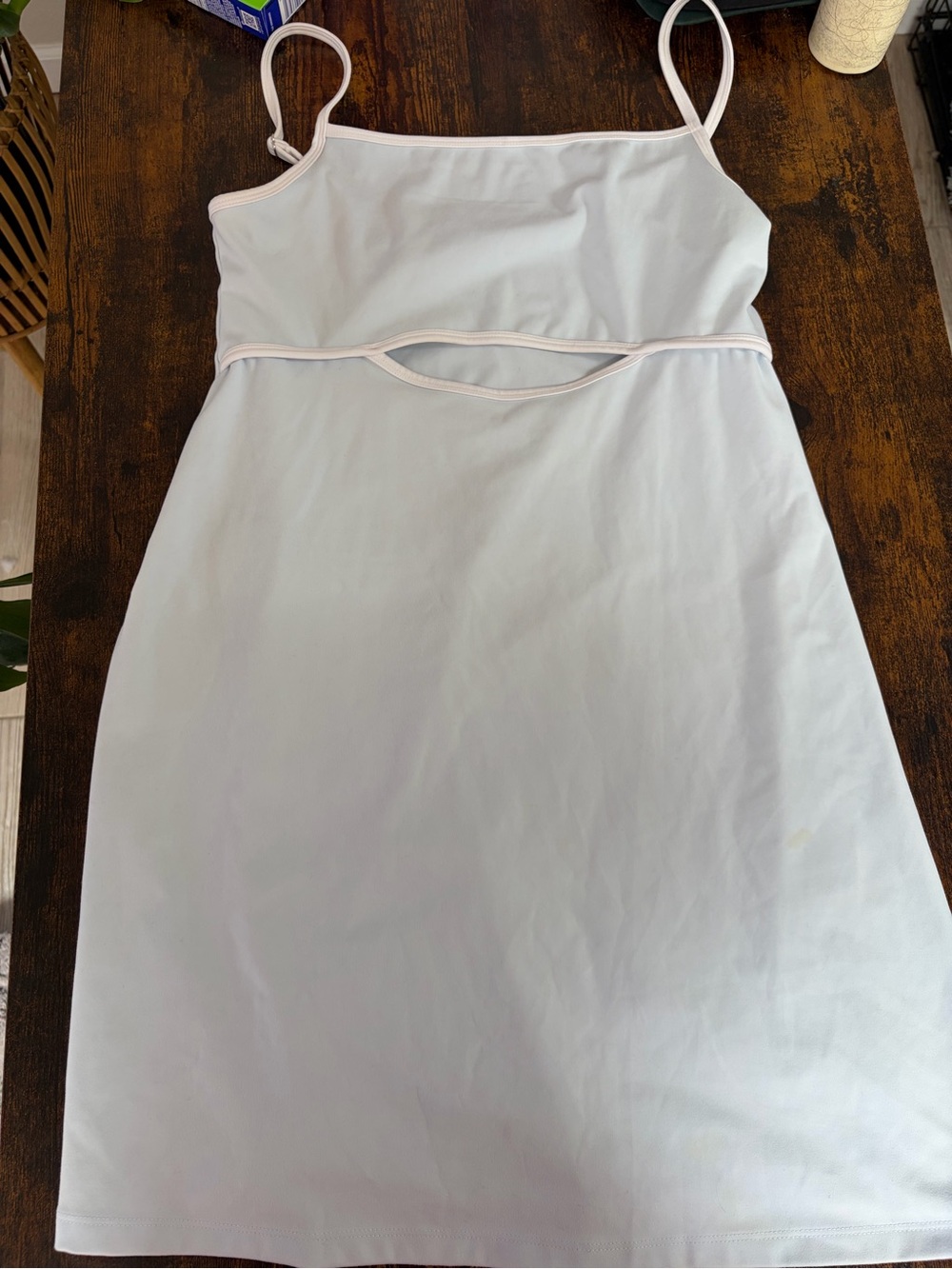 Women’s athletic mini dress with cut out